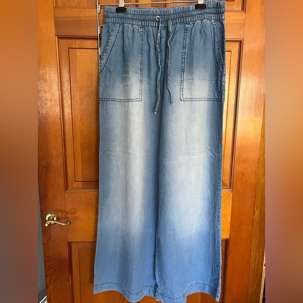 Zenana 1XL light “beachy” pants